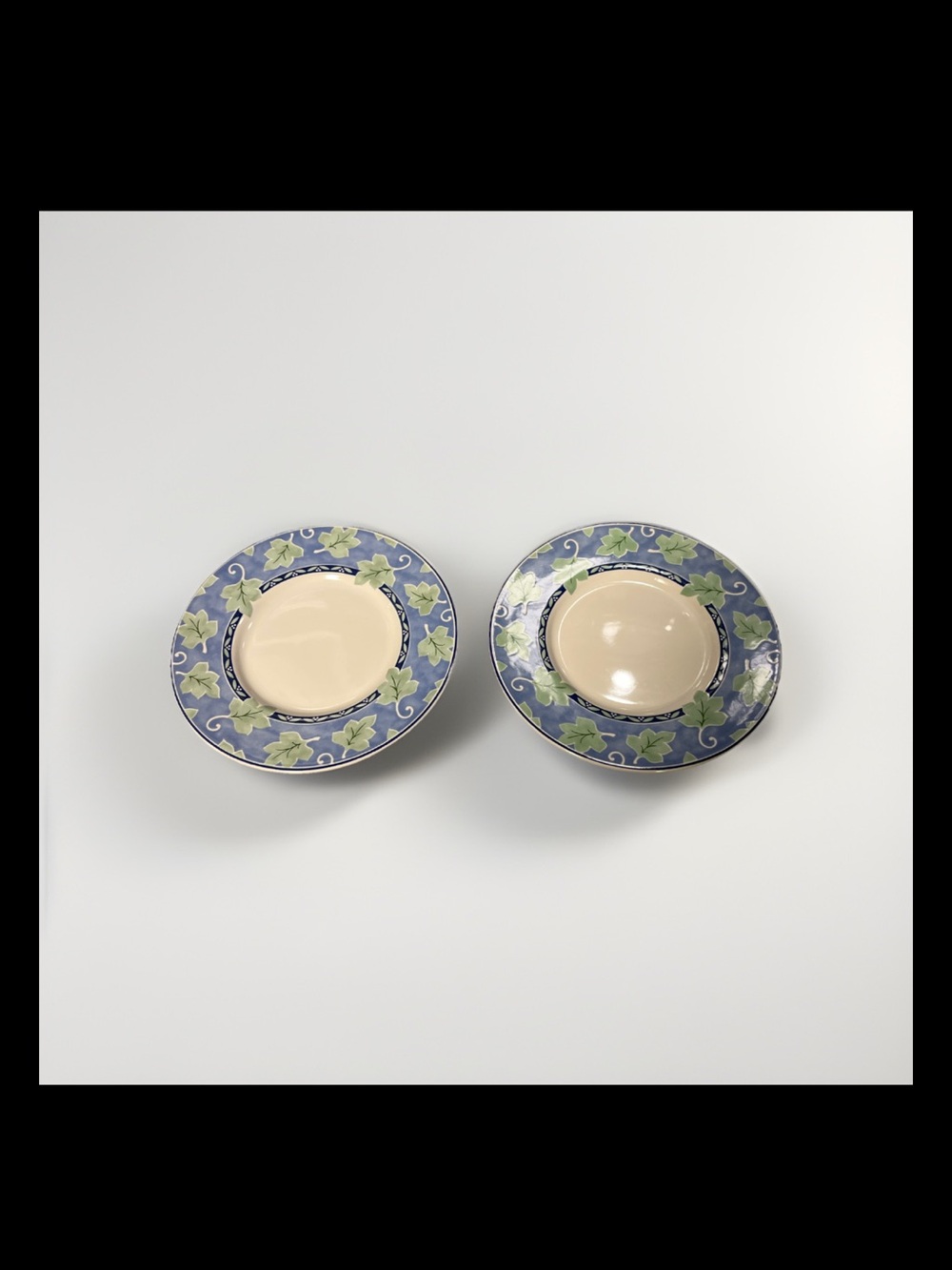 Pfaltzgraff  Blue Isle Blue & Green 6“ Dessert/Bread/ Saucer Plate Set Of 2